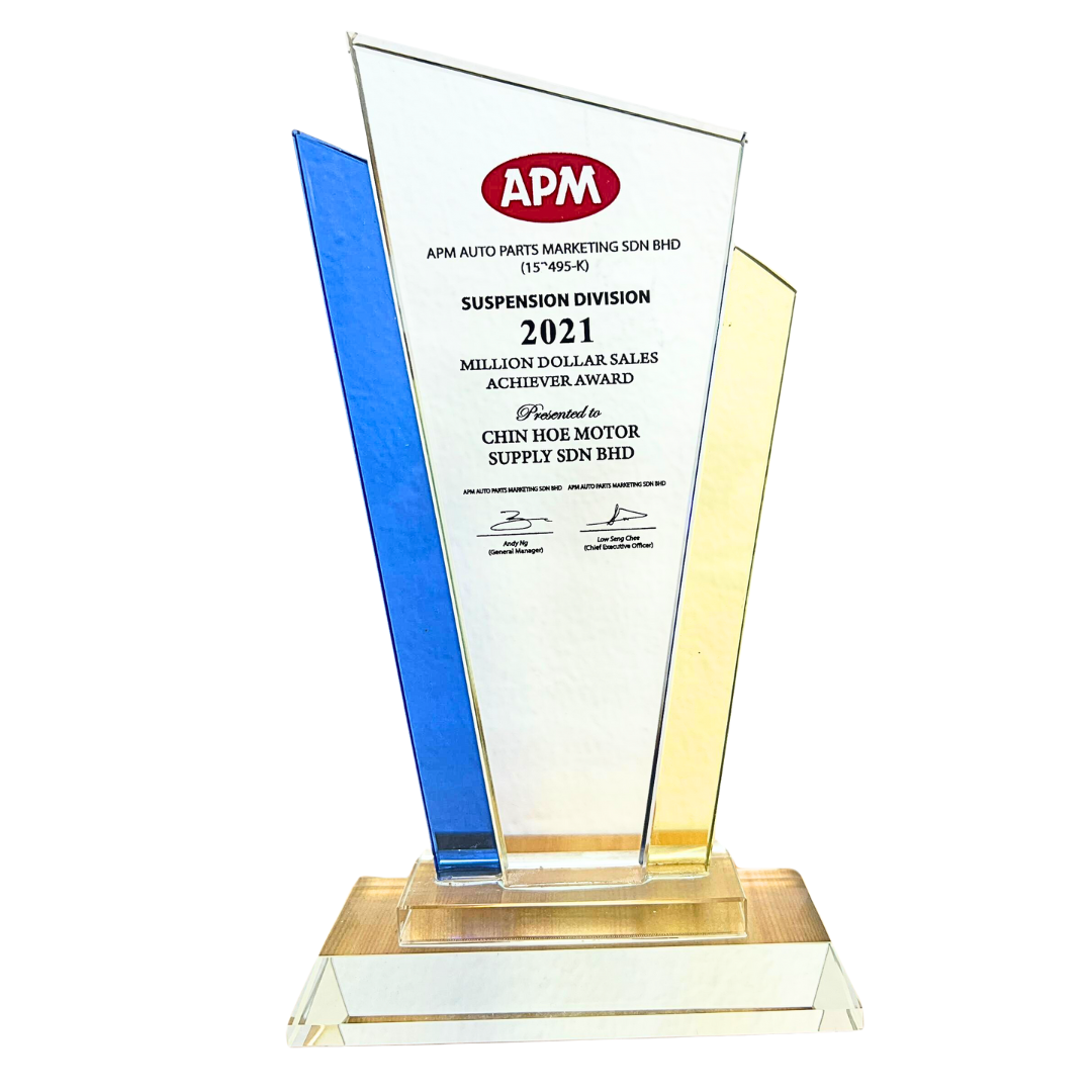 2021 APM SUSPENSION DIVISION MILLION DOLLAR SALES ACHIEVER AWARD